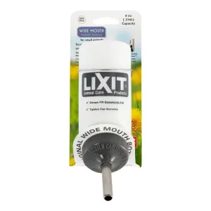 Lixit Plastic Wide Mouth Bottle