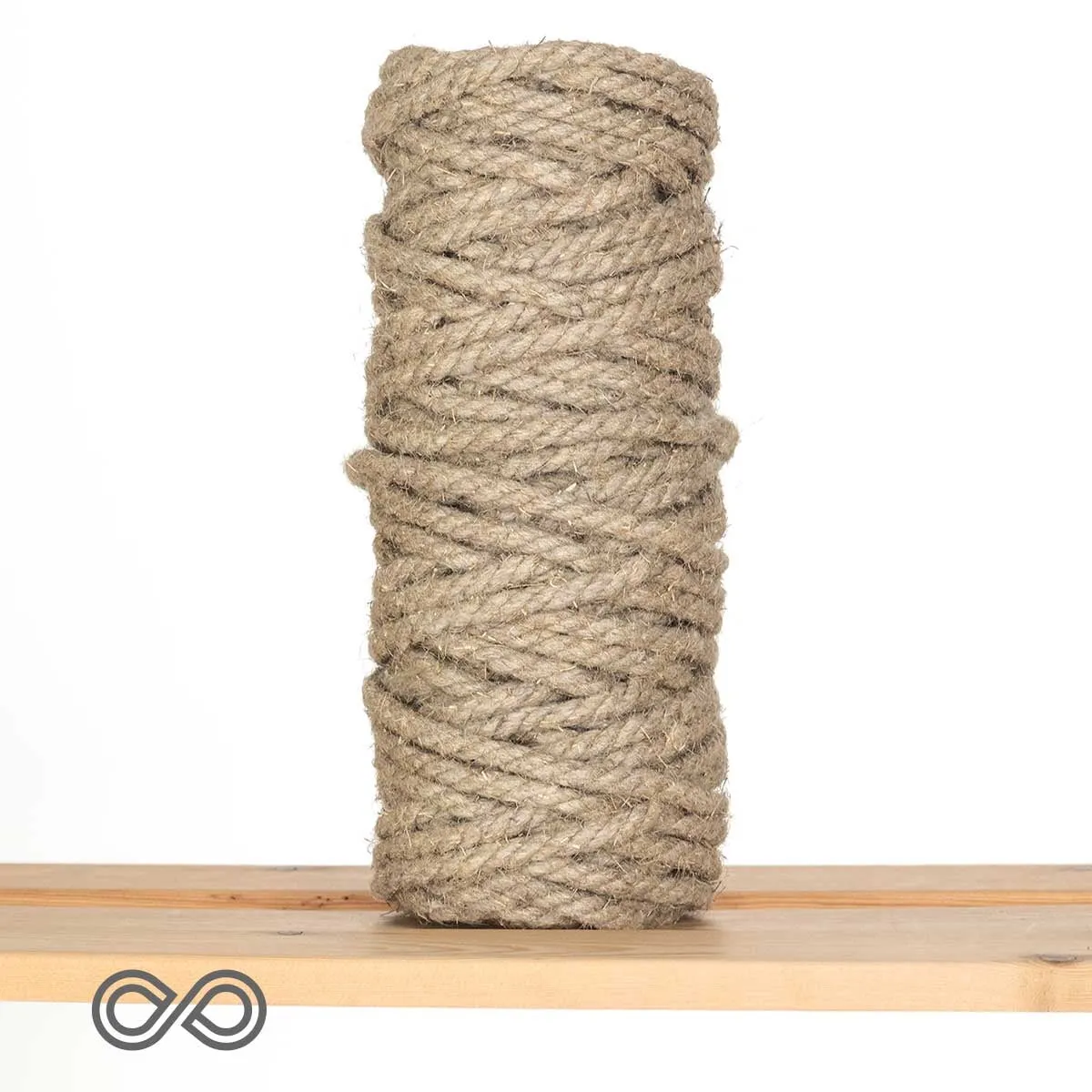 LR8A 8mm Flax Linen Rope (1kg Roll)