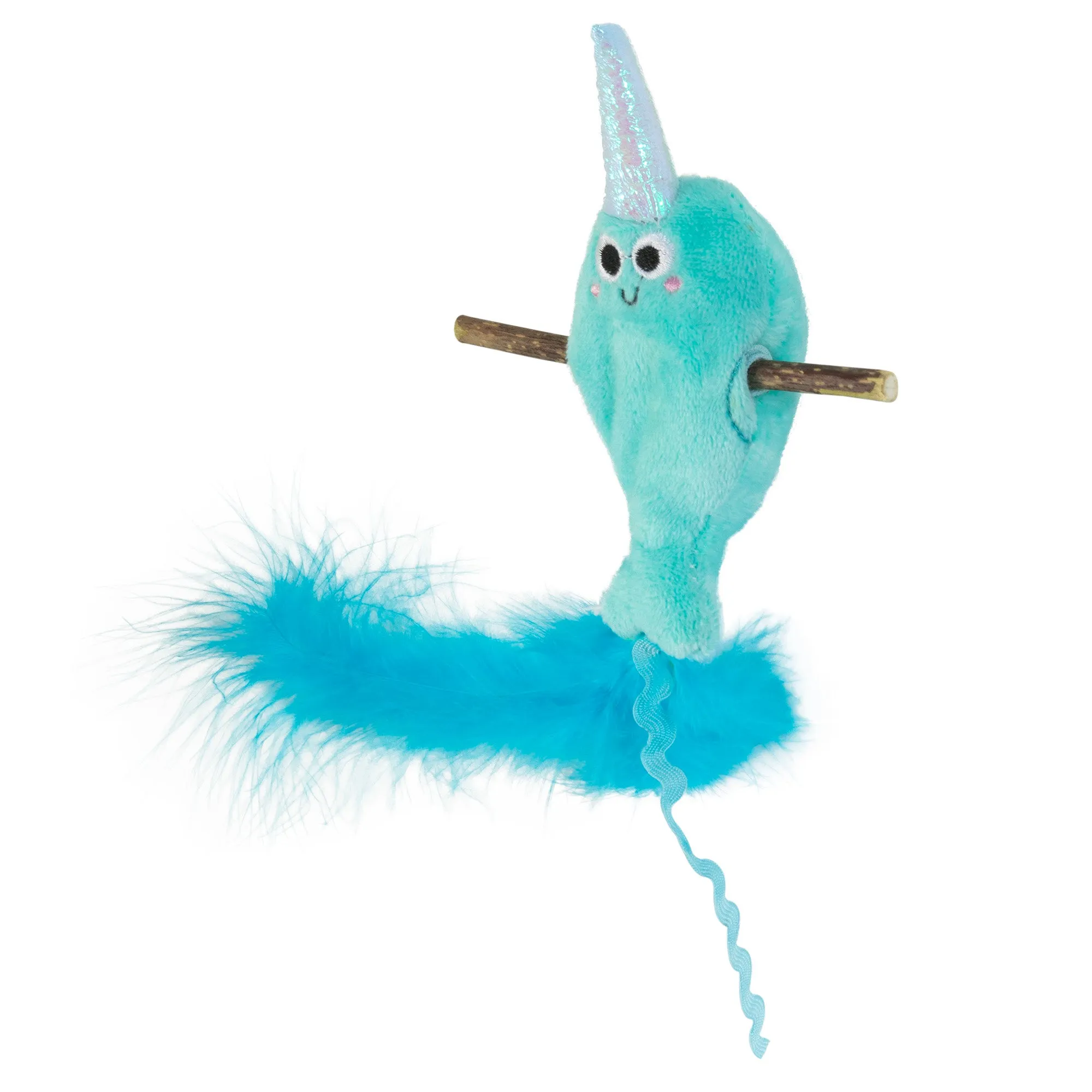 MAD CAT Narwhal with Silvervine Cat Toy