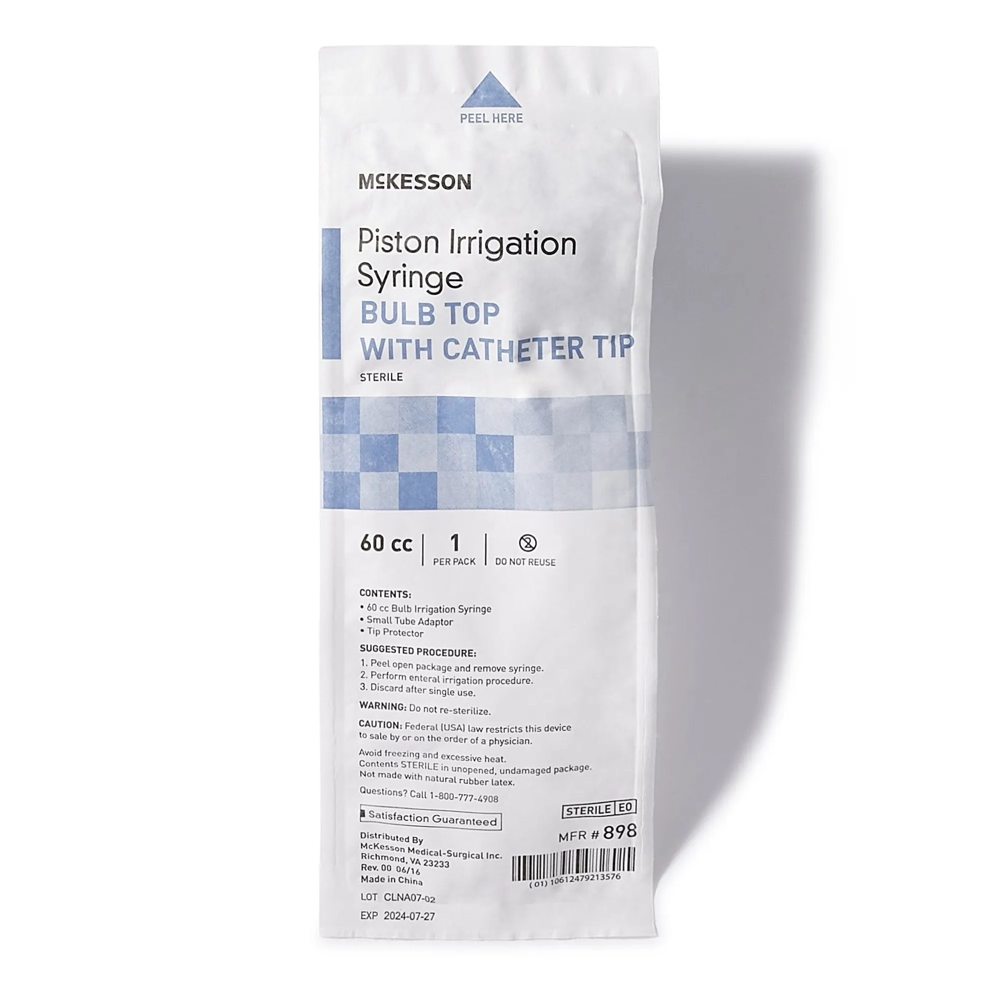 McKesson Piston Irrigation Bulb Syringe