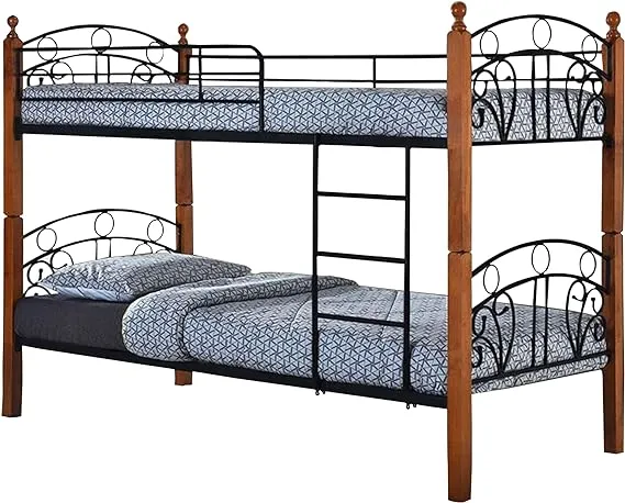 Metal Bunk Bed - Modern & Safe Space-Saving Solution