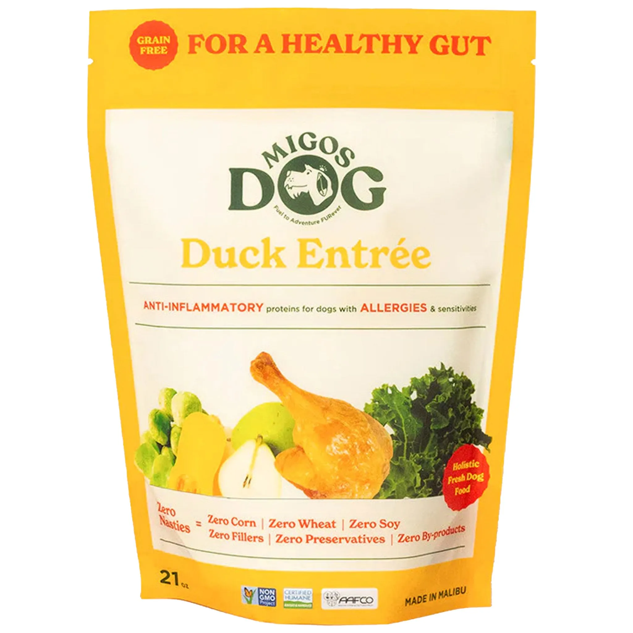 MIGOS Entree Dog Duck 21 oz