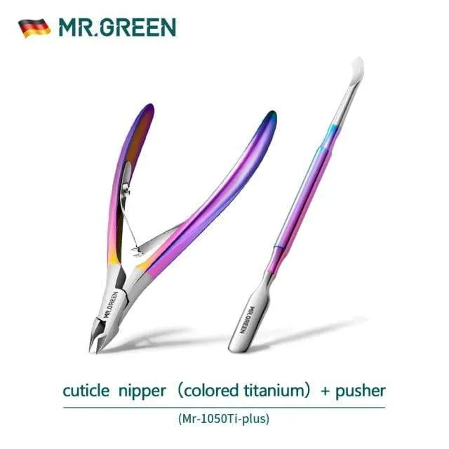 Nail Cuticle Nipper Cutter Pusher Professional Manicure Scissors Sharp Clippers Gel Art Pedicure Tools  Remover