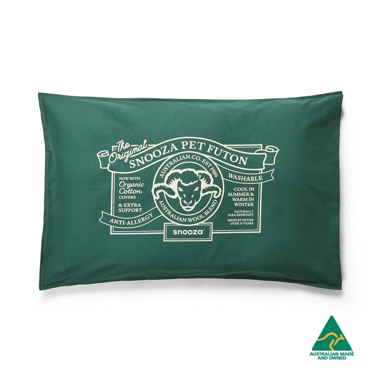 Organic Pet Futon Green