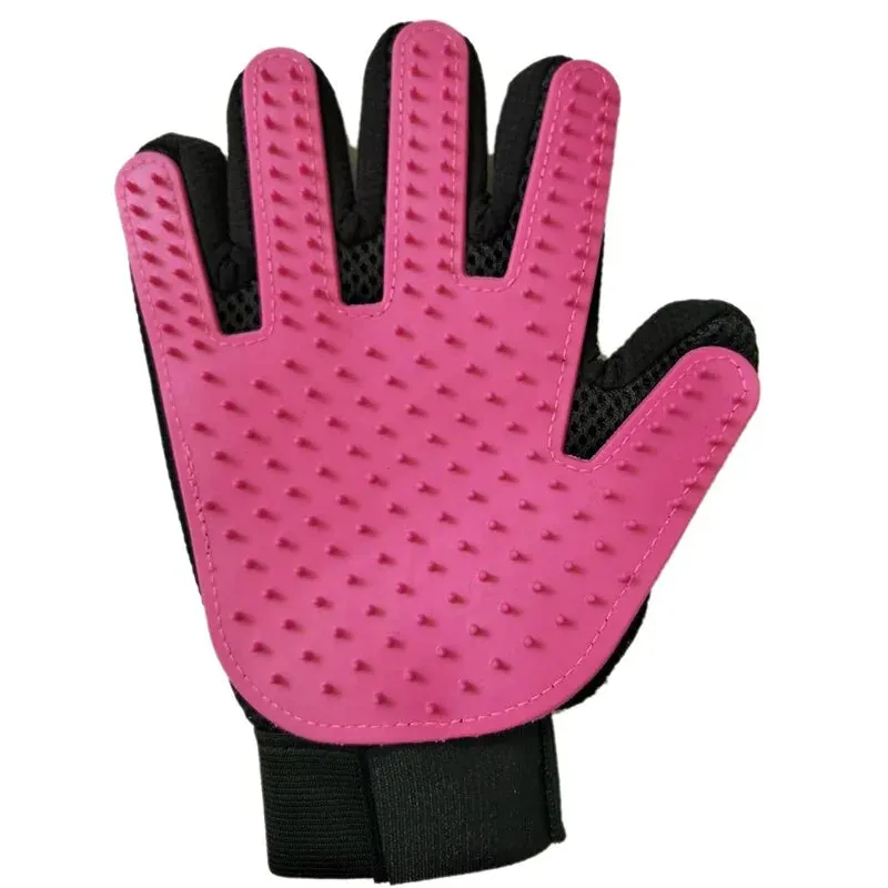 Pet Deshedding Brush Glove