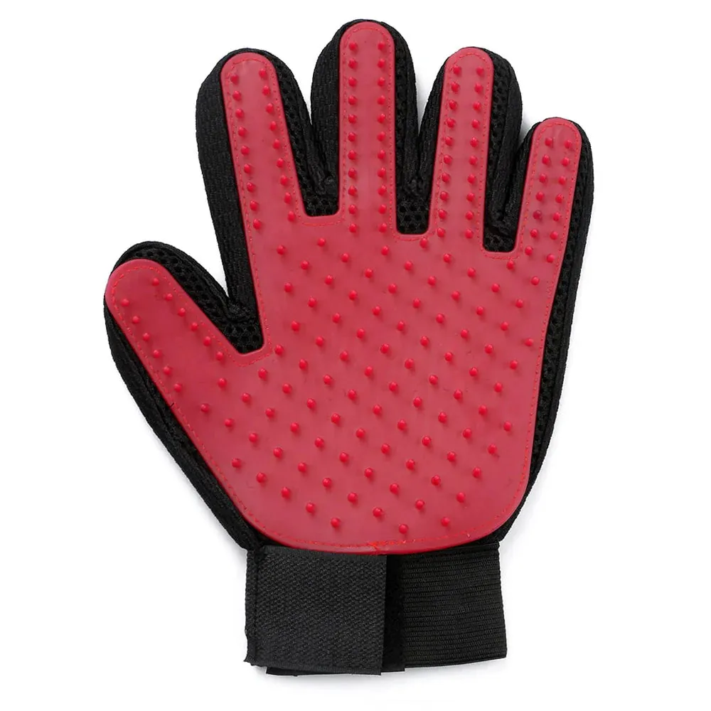 Pet Deshedding Brush Glove