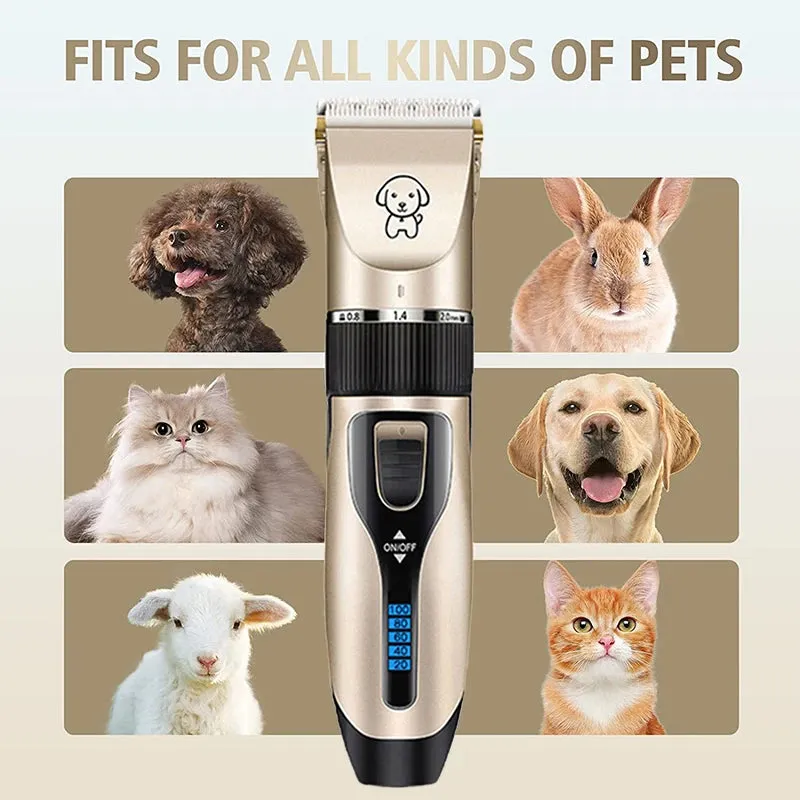 Professional Cordless Dog Grooming Clippers – Quiet, Rechargeable, and Perfect for All Breeds