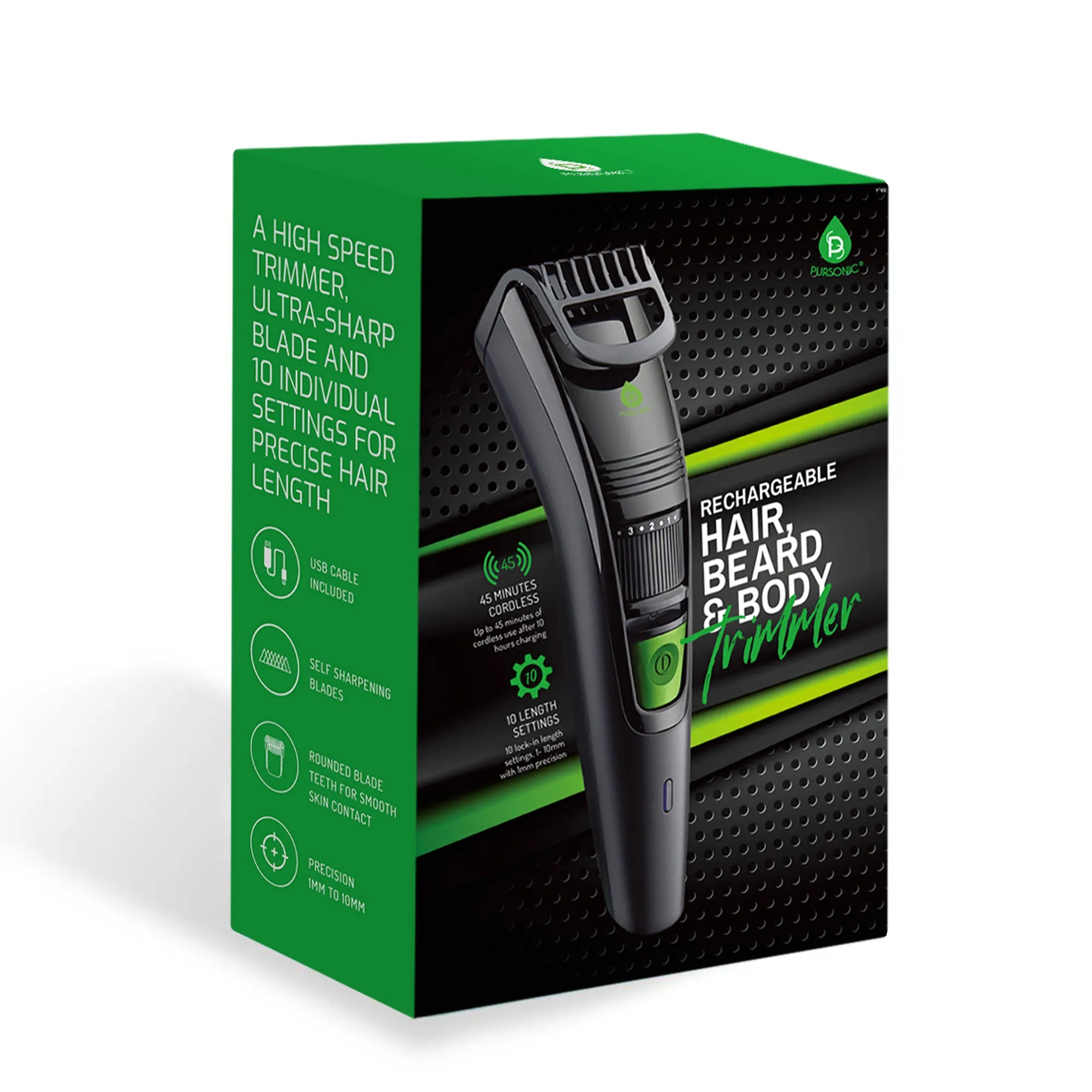 Rechargeable Beard And Body Trimmer