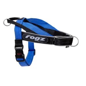 Rogz Utility LetzGo Personalised Harness Blue Med=^._.^=