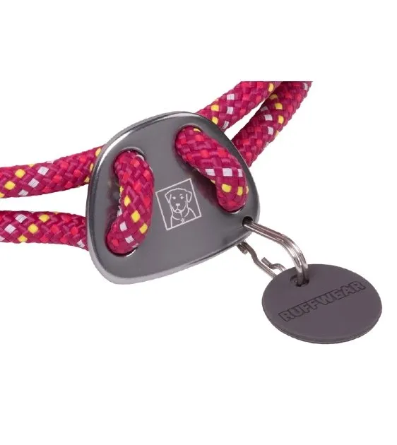 Ruffwear Knot-a-Collar™ Reflective Rope Dog Collar (Hibiscus Pink)