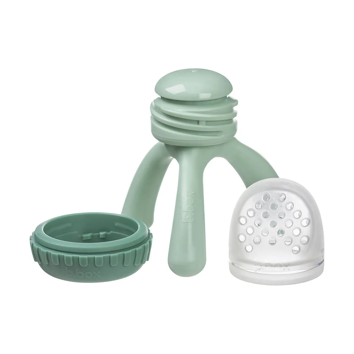 silicone fresh food feeder - sage