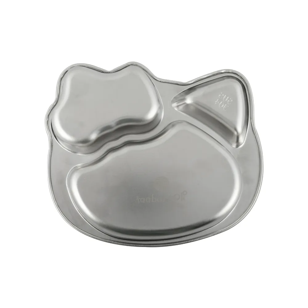 Stainless Steel Kitty Lunch Plate