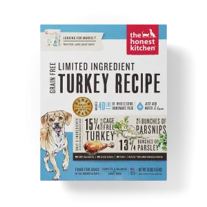 The Honest Kitchen Dehydrated Limited Ingredient Turkey Dog Food