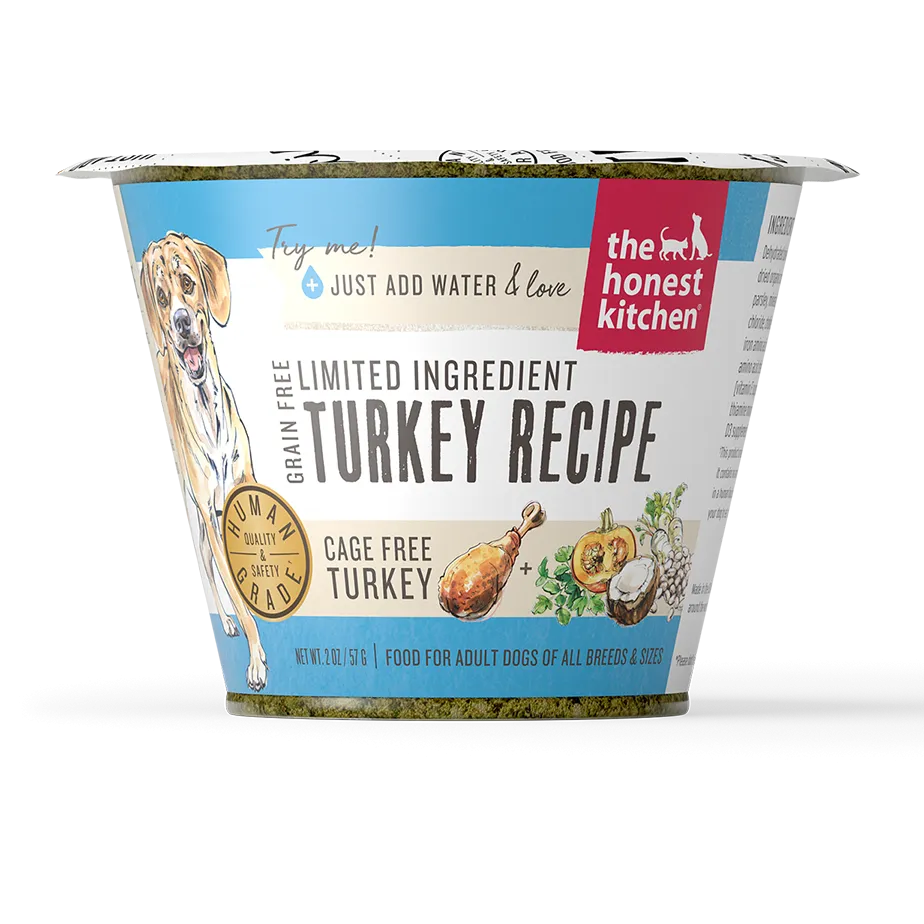 The Honest Kitchen Dehydrated Limited Ingredient Turkey Dog Food