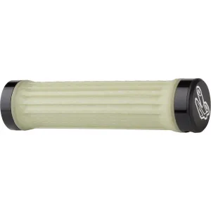 Traction Bike Handlebar Grips - Off White, Lock-On