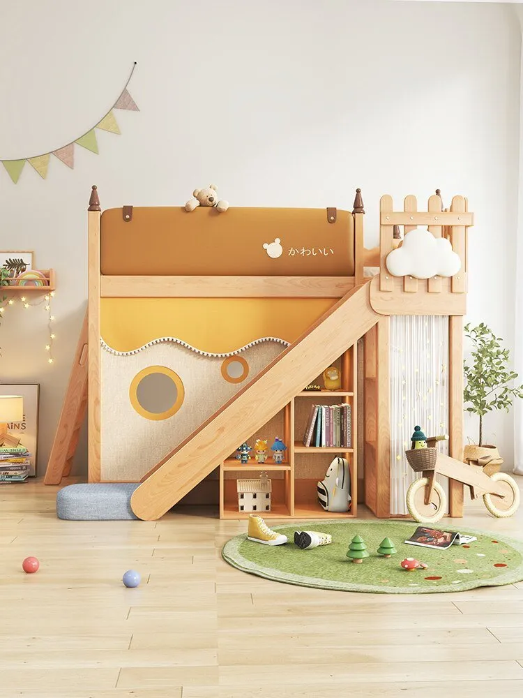 Treehouse Bunk Beds with Slide