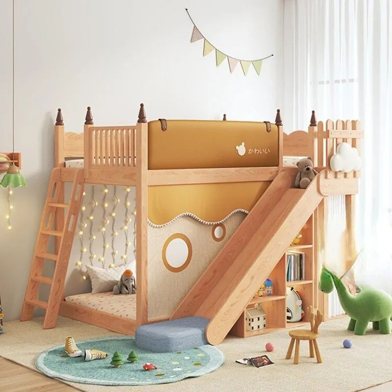 Treehouse Bunk Beds with Slide