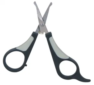 Trixie 2360 Pet Grooming Scissors Black, Grey, Stainless Steel Ambidextrous Universal