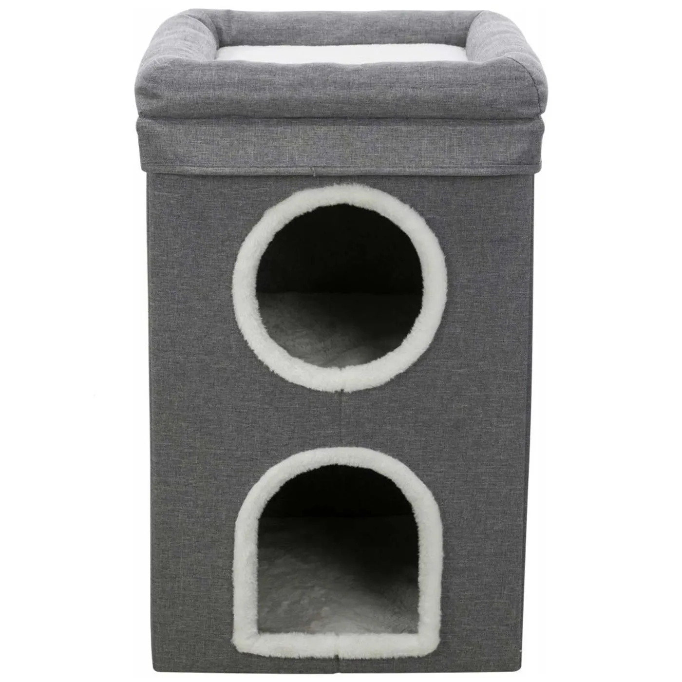 Trixie Grey & White Saul Cat Tower