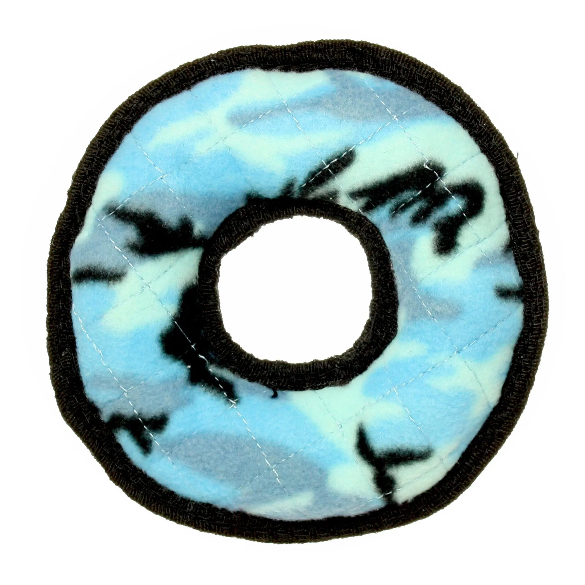 Tuffy Jr Ring Camo Blue, Dog Toy