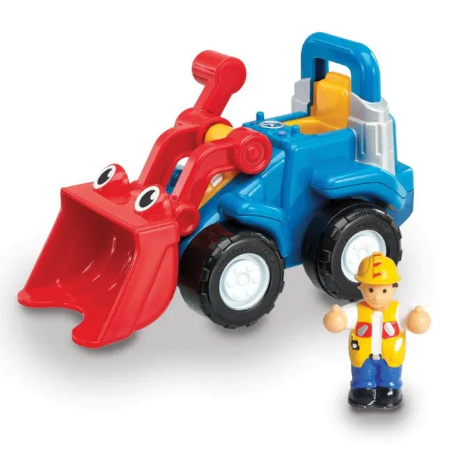 Wow Toys - Lift-it Luke Push and Go Toy Digger